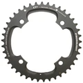 CHAINRING FOR MTB-FOR DOUBLE- 41T. Ø120 2X10 OUTER BLACK CT2 STRONGLIGHT -4 ARMS- 10 Speed FOR 27T. "INNER" -Thickness 5 mm