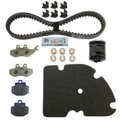 KIT ENTRETIEN MAXISCOOTER ORIGINE PIAGGIO 125 VESPA GT 2004>2006, 125 GTS 2007>2015 (AVEC GUIDES VARIATEUR)  -1R000385-