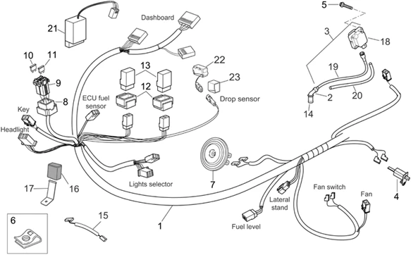 Circuit electrique av