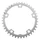 CHANRING FOR ROAD BIKE-5 arms- 40T. Ø130 -MIDDLE- SILVER -ALUMINIUM- 7075 STRONGLIGHT 9/10 Speed (SHIMANO TYPE)
