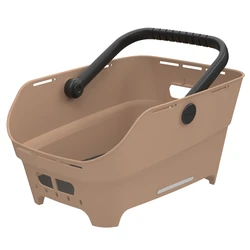 PANIER ARRIERE SYNTHETIQUE RECYCLE CENTO NEO MIK 2.0 BASIL SABLE (46x35x25cm) COMPATIBLE SYSTEME MIK 2.0 (FIXATION INCLUS)