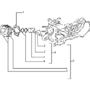Ensemble cylindre-piston-axe de piston