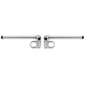 GUIDON MOTO ROUTE TOMMASELLI CAFE RACER BRACELET ALU DIAM 52 mm ARGENT (PAIRE)