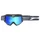 MASQUE/LUNETTES CROSS PROGRIP 3201 FL ATZAKI MULTILAYERED NOIR MAT ECRAN MIROIR BLEU ANTI-RAYURES/ANTI U.V. COMPATIBLE AVEC PORT LUNETTES DE VUE (HOMOLOGUE CE-EN AC-12072 REV.1)