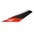 DECAL- LEFT FRONT PANEL - "PIAGGIO GENUINE PART"APRILIA 50 SR 2018> BLANC 544/ROUGE 885/A -2H002293000A1