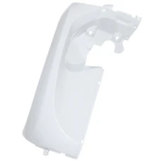 CARENAGE/TABLIER AV SCOOT ADAPTABLE MBK 50 OVETTO 2008>/YAMAHA 50 NEOS 2008> BLANC BRILLANT DROIT (INFERIEUR, PARE-BOUE) -P2R