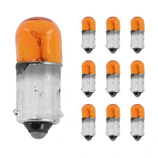 AMPOULE/LAMPE STANDARD 12V 4W CULOT BA9s NORME T4W TEMOIN ORANGE (CLIGNOTANT) (BOITE DE 10) -P2R