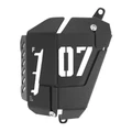 COUVERCLE DE PROTECTION BOCAL/RESERVOIR DE LIQUIDE DE REFROIDISSEMENT MOTO POUR YAMAHA 700 MT-07 2013>2017 ALU NOIR  -AVOC-
