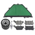 KIT/PACK ENTRETIEN MAXISCOOTER ADAPTABLE HONDA 750 X-ADV 2017>2020 (PLAQUETTE ORGANIQUE) (PACK 5 PIECES) -SELECTION P2R