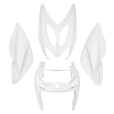 FAIRINGS/BODY PARTS FOR SCOOT MBK 50 NITRO 1997>2012/YAMAHA 50 AEROX 1997>2012 GLOSS WHITE (4 PARTS KIT) -P2R
