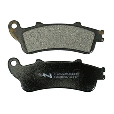 PLAQUETTE DE FREIN NEWFREN POUR HONDA 125 FORESIGHT 2003>2007 AV, 250 FORESIGHT 1999>2007 AV, 1100 CBR 1997> AR, 800 VFR 1998>2002 AR / PEUGEOT 250 SV 2001> AV  (FD0255BT)  (TOURING ORGANIQUE)