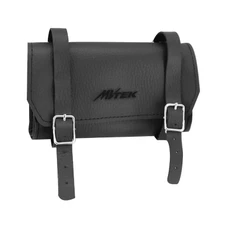 SACOCHE DE SELLE VELO VINTAGE STYLE CUIR NOIR 16x8.5x3.5cm