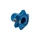 MOLETTE DE REGLAGE DE GARDE DE FREIN AVANT KRM POUR LEVIER DE MAITRE CYLINDRE RADIAL ALUMINIUM CNC BLEU