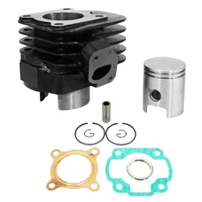 CYLINDRE SCOOT ADAPTABLE CPI 50 POPCORN, OLIVER, ARAGON, HUSSAR/KEEWAY 50 FOCUS, HURRICANE, MATRIX, F-ACT/GENERIC 50 XOR, IDEO (AXE DE PISTON DIAM 12mm)  -P2R FONTE PREMIUM-