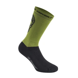 CHAUSSETTES / SOCQUETTES ETE GIST CRANE/SKULL VERT MILITAIRE 40/43 - HAUTEUR 18CM (PAIRE) -5860