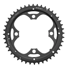 CHAINRING FOR MTB- Ø104 - 4arms-FOR TRIPLE- 44T. Ø104 OUTER BLACK STRONGLIGHT -ALUMINIUM- .8/9 Speed
