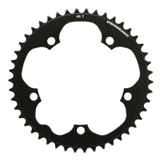 CHANRING FOR ROAD BIKE-5 arms- 46T. Ø130 -OUTER- DURAL BLACK STRONGLIGHT (SHIMANO TYPE 8/9 Speed)