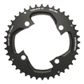CHAINRING FOR MTB- Ø104 - 4arms-FOR DOUBLE- 40T. Ø104 2X10 OUTER BLACK STRONGLIGHT . 10 Speed SHIMANO XT M785 (FOR "INNER" 28T. ) NON THREADED -Thickness 5 mm