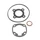 JOINT HAUT MOTEUR CYCLO POLINI POUR PEUGEOT 103 LIQUIDE (POCHETTE) (209.0012)