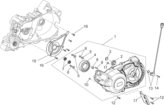 Couvercle transmission