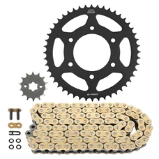 KIT CHAINE ADAPTABLE YAMAHA 125 YZF-R125 2008>2016, YZF-R125 ABS 2015>2018 428 14x48 (DIAM COURONNE 76/100/8.5) (DEMULTIPLICATION ORIGINE) -JT SPROCKETS/DID