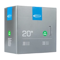 CHAMBRE A AIR VELO 20 x 3.50-4.80 SCHWALBE VALVE STANDARD 40mm (90-120x406) (SV7B)