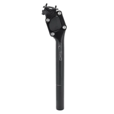 SEATPOST FOR ROAD BIKE/MTB- ERGOTEC PARALLELOGRAM -ALUMINIUM BLACK Ø. 31,6 L350mm (APPROVED LEVEL 5)