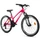 VELO MUSCULAIRE VTT 24 LEADER FOX SPIDER 2026 FILLE ROUGE 7V (TAILLE ENFANT 135 à 145 cm)
