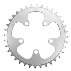 CHANRING FOR ROAD BIKE-5 arms- 36T. Ø74 TRIPLE SILVER -ALUMINIUM- 7075 STRONGLIGHT 9/10 Speed