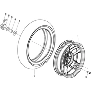 Roue arrière