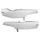 CAPOTAGE/CACHE MOTEUR CYCLO ADAPTABLE MBK 51 SWING GRIS (PAIRE) -SELECTION P2R