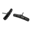BRAKE PADS FOR MTB - SMOOTH STUD SYMETRIC-FIBRAX 70mm BLACK (PAIR ON CARD)