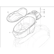 Logement casque - Dessous de selle