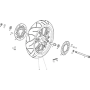Roue arrière