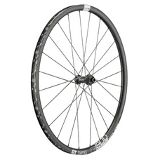 WHEEL FOR ROAD BIKE- FRONT 700 DT SWISS G1800/23 SPLINE DISC CENTERLOCK AXLE 12/100mm BLACK - FOR TYRE 25/28mm (RIM HEIGHT 23mm) WITH ADAPTER FOR 10/100