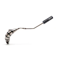 POT 50 A BOITE YASUNI CROSS HM VERNI POUR DERBI 50 SENDA 2000>, SENDA R-SM-DRD-BLACK DEVIL/GILERA 50 SMT, RCR/BULTACO 50 ASTRO, LOBITO (PASSAGE HAUT) (SILENCIEUX NOIR/BLEU) -TUB233TA