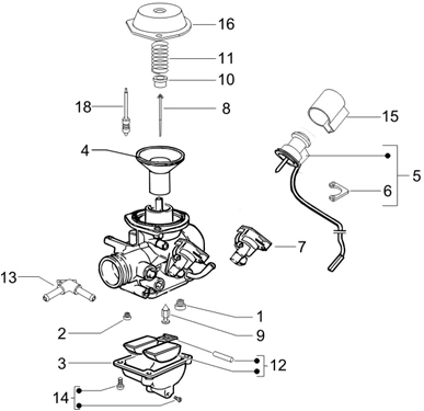 Composants de carburateur