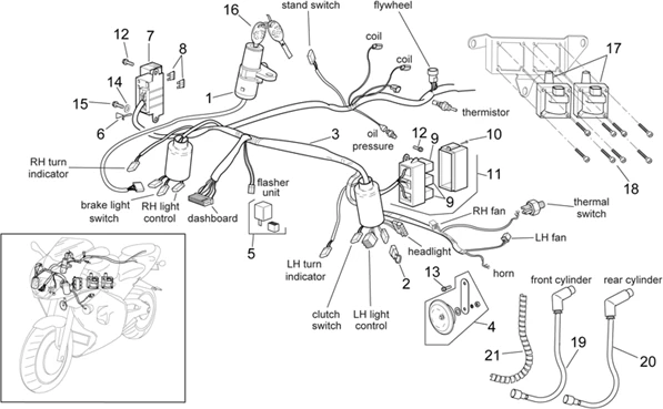 Circuit electrique AV