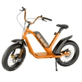 DRAISIENNE ELECTRIQUE RMS E-DRAIS MAX ORANGE RAL 2008 MOTEUR 350 W HOMOLOGUE NF EN 14764 (GARDE-BOUE EN OPTION) (DIM 1,65x0,83x1,18m) -MADE IN FRANCE