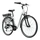 VELO ELECTRIQUE/VAE CITY 28 LEADER FOX PARK 2024 MIXTE BLANC 7V MOTEUR ROUE AR BAFANG 36V 45Nm BATTERIE 13Ah (20'' - H52cm - TAILLE L - POUR ADULTE DE 178cm à 185cm)
