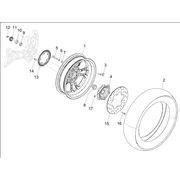 Roue arrière