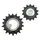 GALET DERAILLEUR AOPW TRIPEAK 14-18 DENTS CERAMIQUE 13x1V. SRAM AXS FORCE XPLR ARGENT (JEU DE 2) (GARANTIE 4 ans)