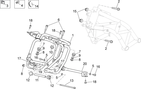 Arceau sup. carénage