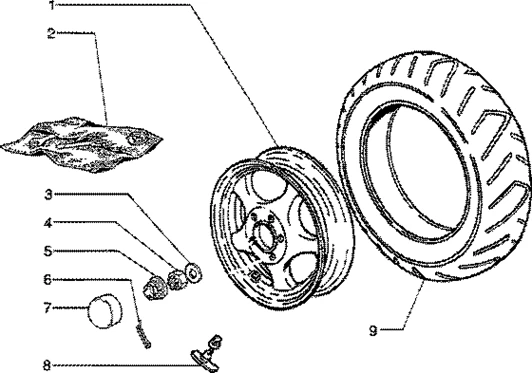 Roue ar.