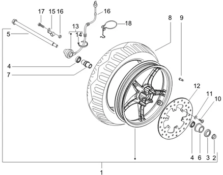Roue avant