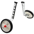 STABILISER-NEWTON C3 -TO SUIT KID BIKES FROM 12-20"- WHITE PLASTIC WHEELS (PAIR)