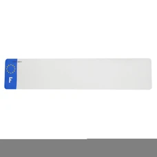 BANDE PLAQUE AUTO 520x110 POUR PVC VIERGE SANS DEP. (VENDU A L'UNITE)