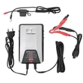 BATTERY CHARGER AND AUTOMATIC LOAD HOLDING SC POWER SC38 6/12V + COMPTATIBLE LITHIUM BATTERY OUTPUT CURRENT 0,8A/3,8A SELECTABLE (DELIVERED WITH CROCODILE CLIPS + FAST CONNECTION)