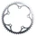 CHANRING FOR ROAD BIKE-5 arms- 52T. Ø135 CAMPAGNOLO -OUTER- SILVER -ALUMINIUM- MICHE (SQUARE TAPPERED) 9/10 Speed