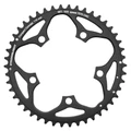 CHANRING FOR ROAD BIKE-5 arms- 46T. Ø110 -OUTER- BLACK -ALUMINIUM- STRONGLIGHT 9/10 Speed (SHIMANO TYPE)
